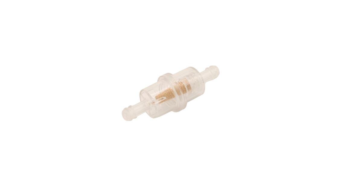 Round Clear Fuel Filter 6mm Hose