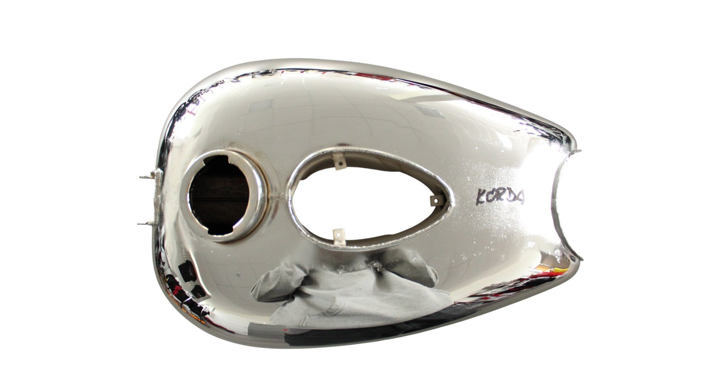Restored Fuel Tank Jawa Perak Wheel Emblem