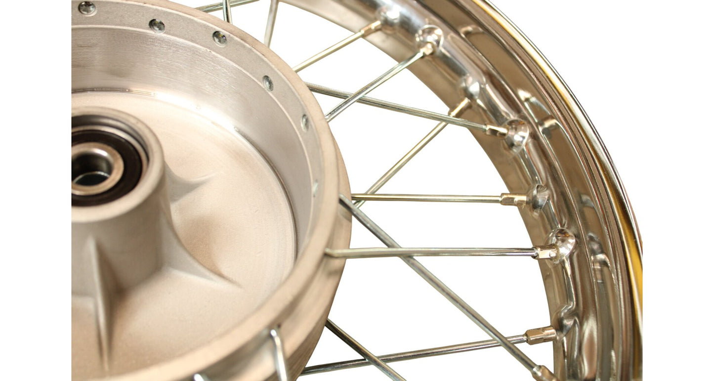 Refurbished JAWA Panel Wheel Zinc Spokes