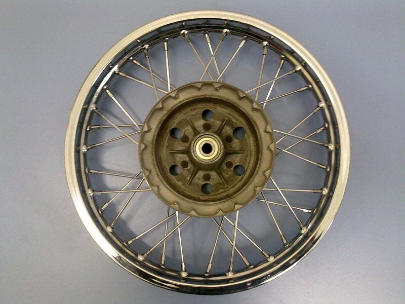 Rebuilt Front Wheel Jawa 250/350 Chrome Spokes