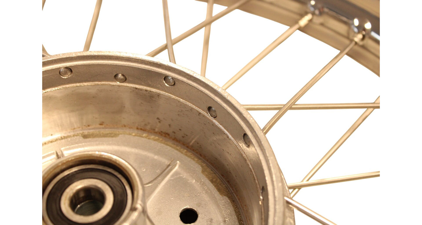 Wheel Jawa Sport 19", stainless spokes, chemically polished, inner brake plate