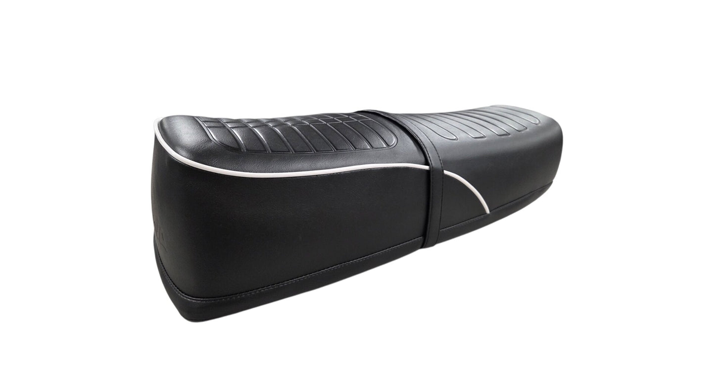Seat Jawa 350 type 634 (hemp-style) Czech-made with embossing
