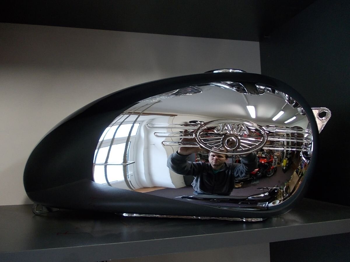 Renovated Fuel Tank Jawa Panelka Complete