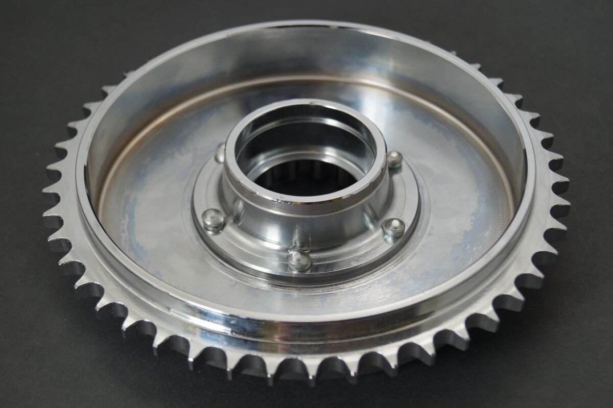 Sprocket Jawa Pérák 160mm 47T, chrome, CZ