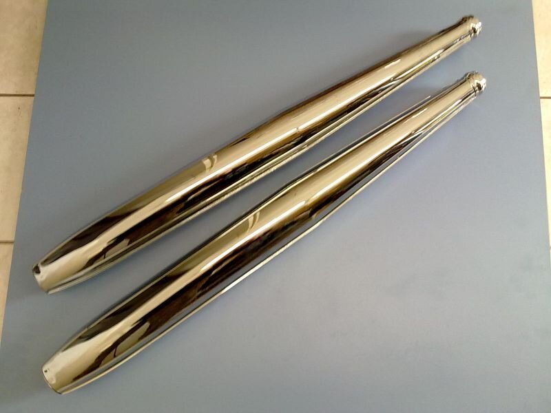 Exhausts Jawa 350 type 634 first model, Czech-made, silencers 634