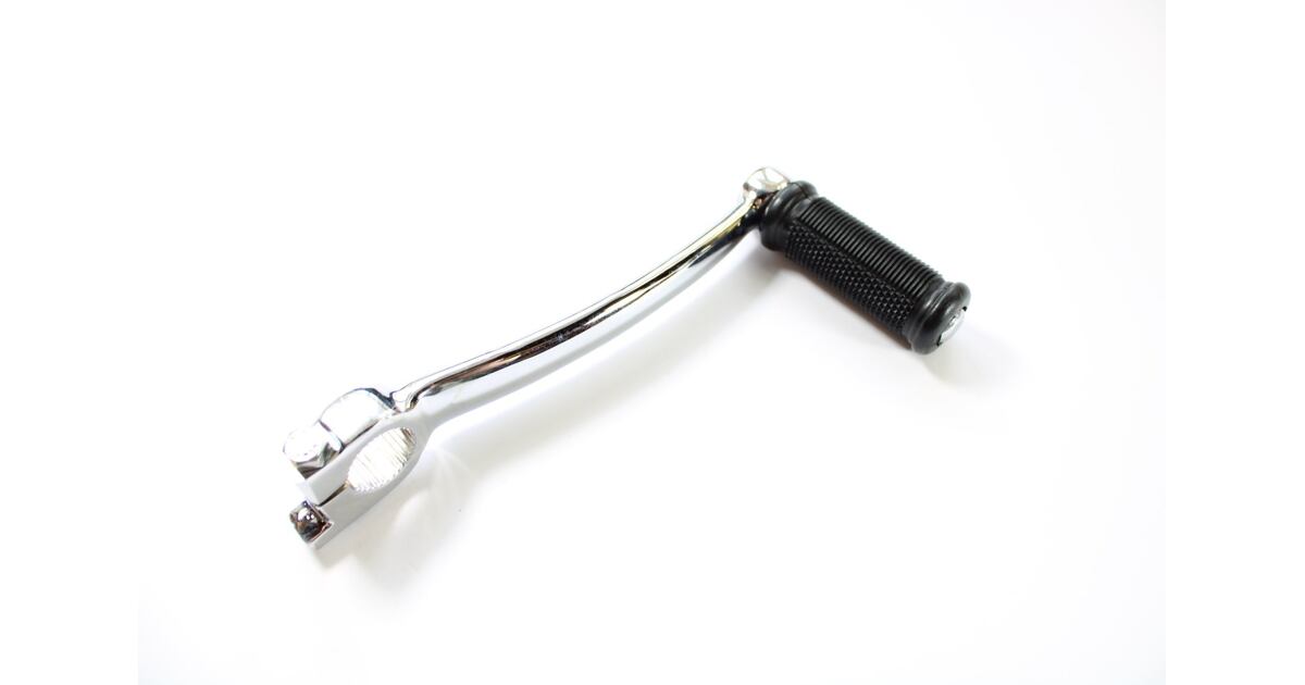 JAWA ČZ Chrome Kick Start Lever with Rubber