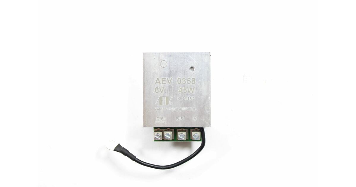 Electronic Voltage Regulator AEV 0358 6V 45W