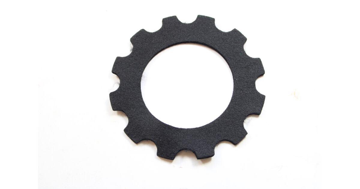 Black Tank Felt Seal Half-Round Edge