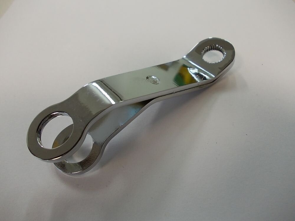 Rear Brake Arm Jawa Pérák, Chrome-Plated