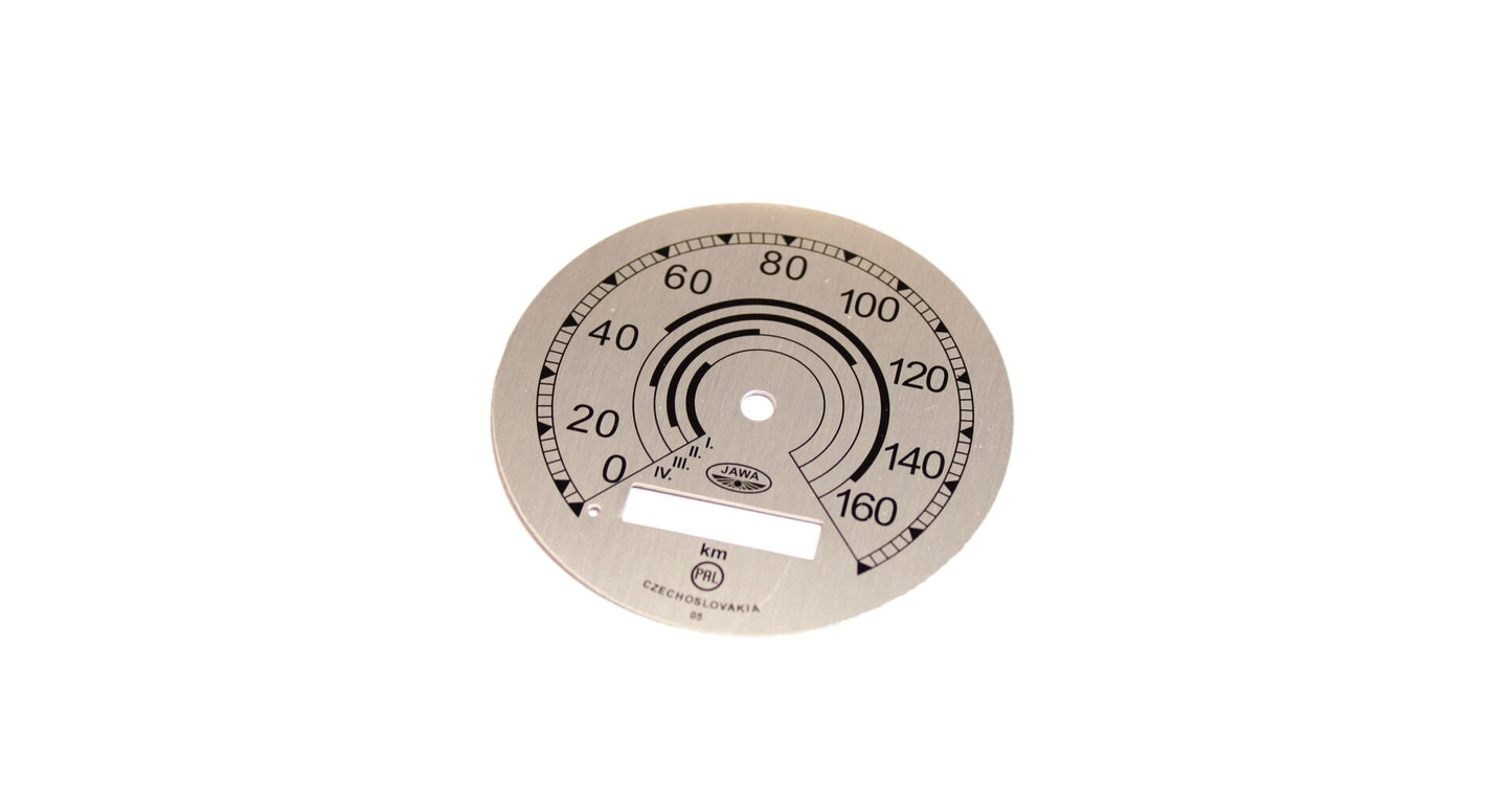 Speedometer dial Jawa 350 Pérák 160 communist