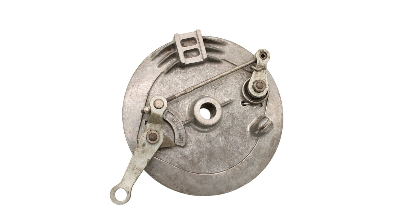 Brake plate Jawa 350/638 assembled without shoes, Mototechna