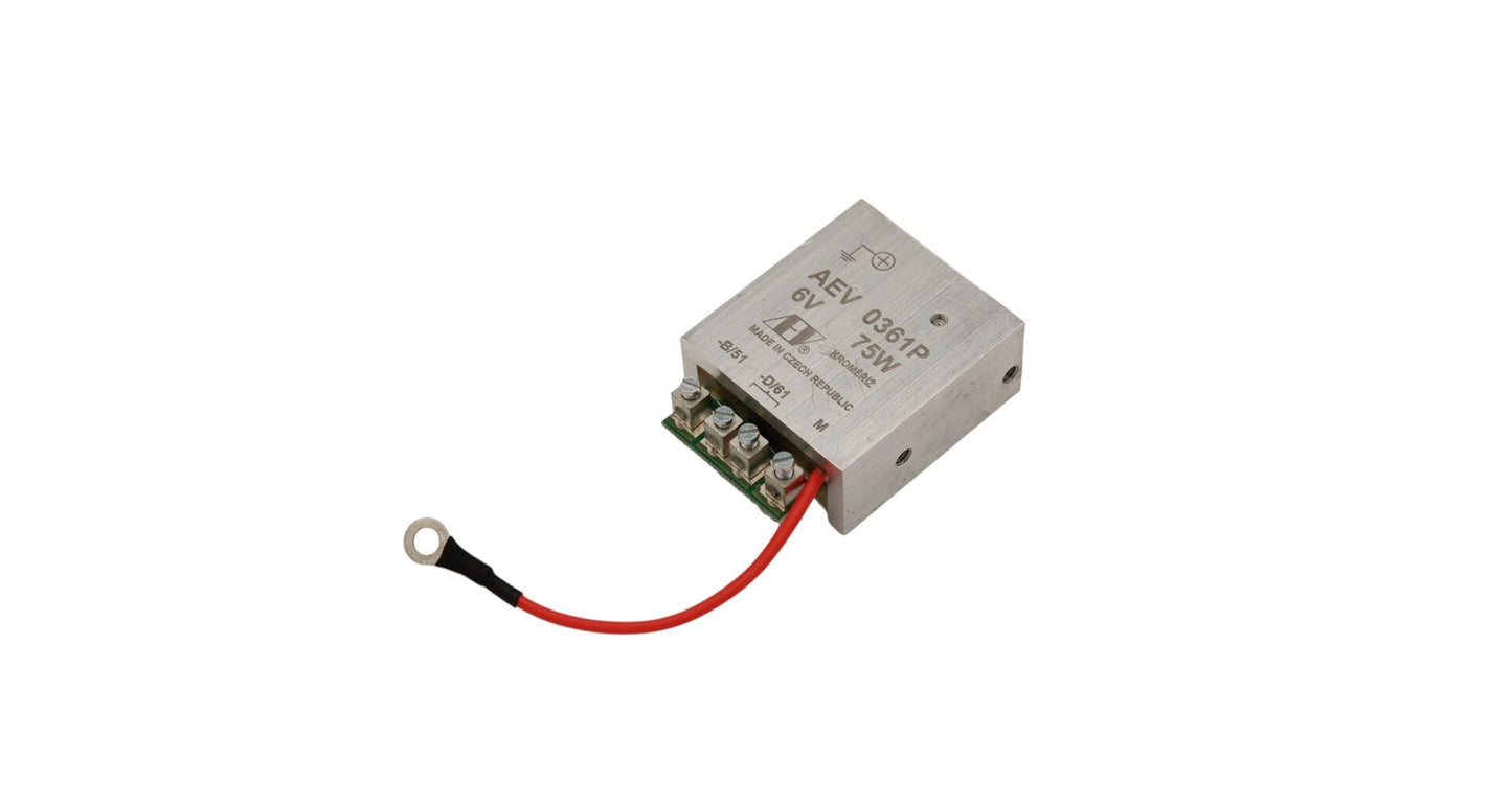 Electronic Regulator Relay AEV 0361 6V 75W, Positive Ground
