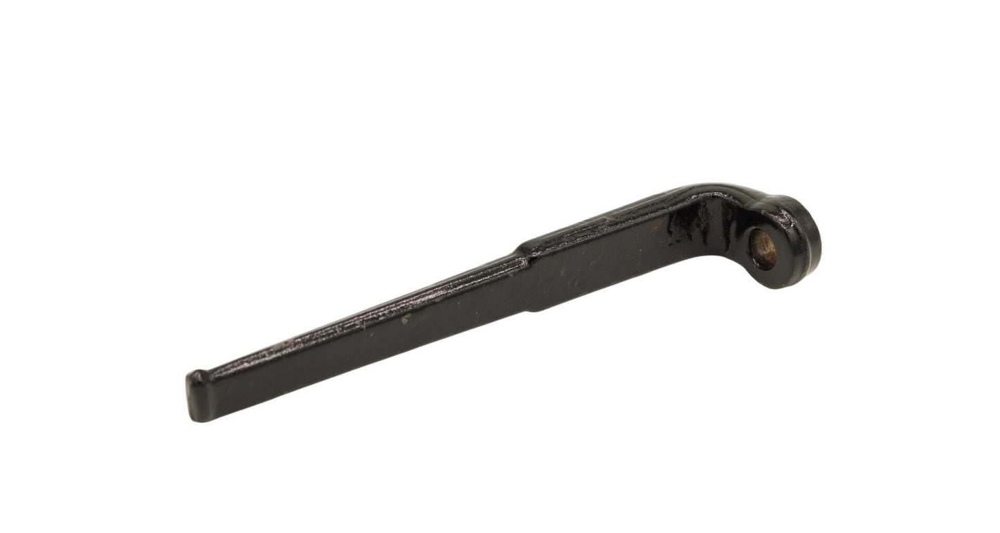 Right footrest Jawa 634, fixed, black, Mototechna