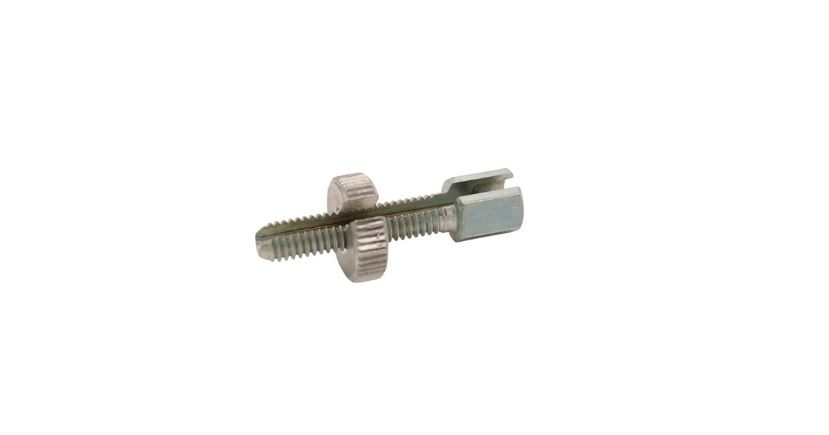 M6x30 Cable Adjuster Screw Slotted Knurled