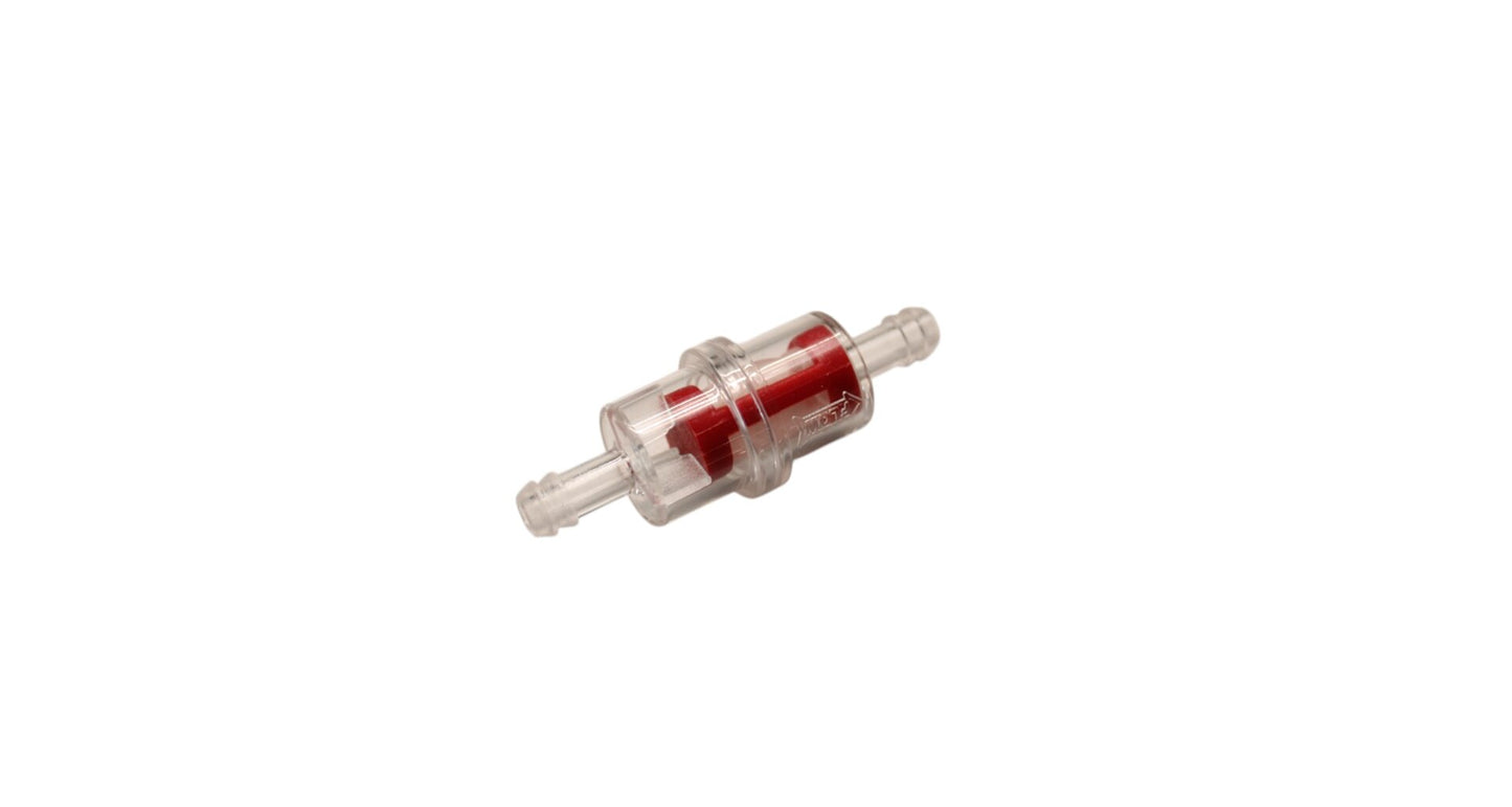 Round Inline Fuel Filter with Screen