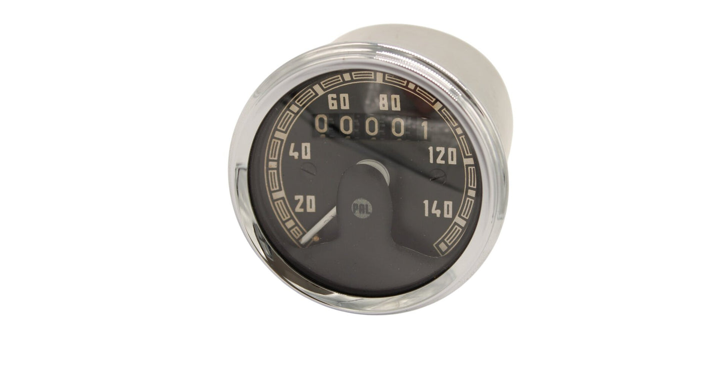 Speedometer up to 140km/h, ČZ 477 etc., Refurbished with Original Dial