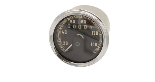 Speedometer up to 140km/h, ČZ 477 etc., Refurbished with Original Dial
