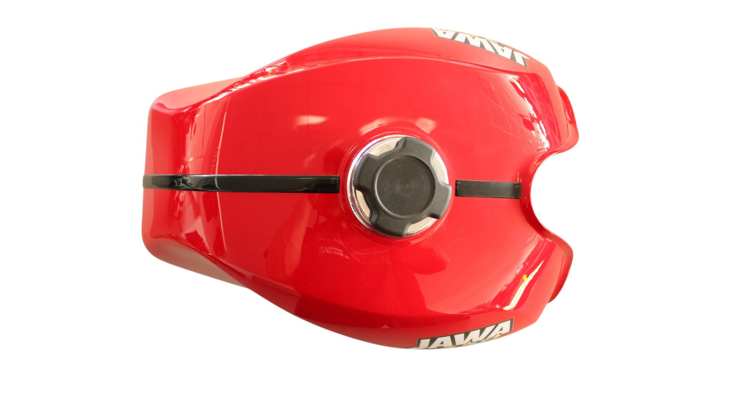 Fuel Tank Jawa 350/640 red, with petcock and cap