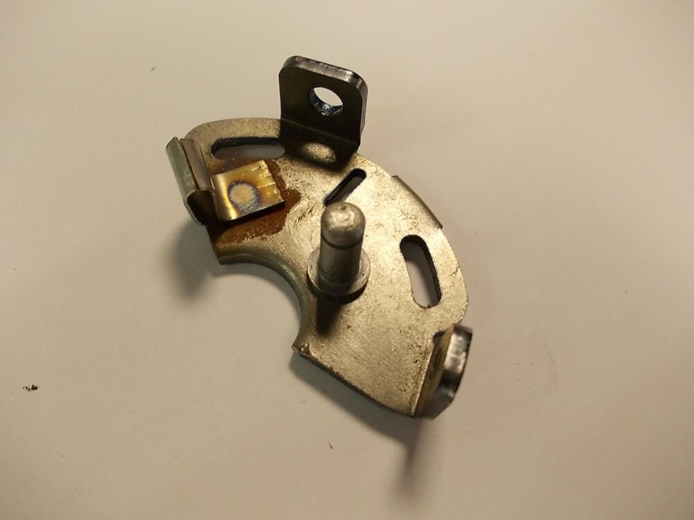 Points plate with felt holder Jawa 350 Pérák, 500 OHC
