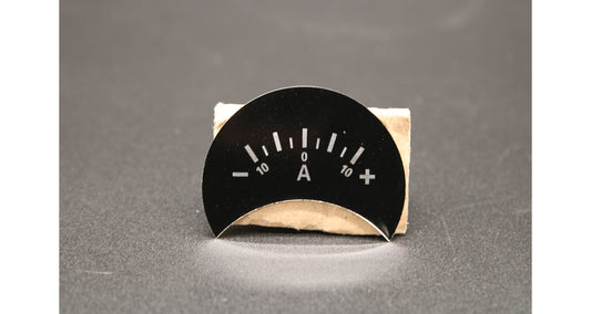 Jawa ammeter scale, positive ground on right, 10A