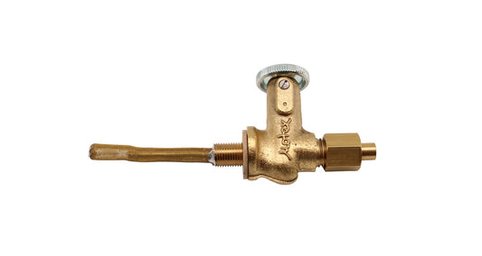 Pull-type fuel tap Motex M10x1, pipe outlet