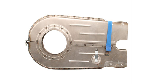 Chain cover ČZ 502 scooter, complete with sheet metal cap, unfinished