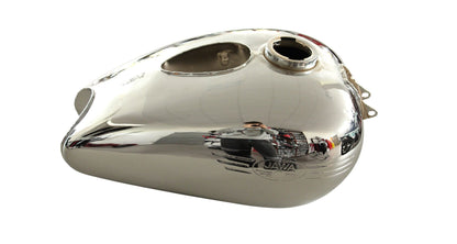 Restored Fuel Tank Jawa Perak Wheel Emblem