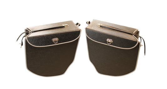 Bag ČZ scooter 501 502 Prase, black - grey trim
