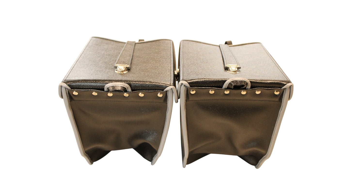 Bag ČZ scooter 501 502 Prase, black - grey trim