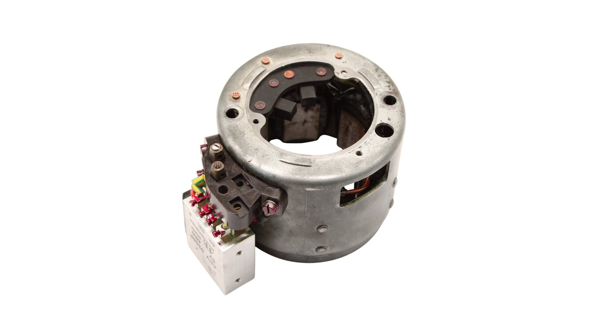 Rebuilt stator, older design, Jawa swinging-arm with AEV relay 45W ground plus
