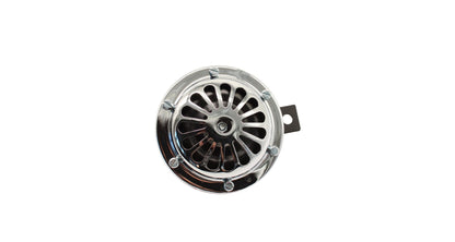 Horn Jawa Perak, black with chrome grille, 6V daisy