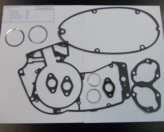 Complete Engine Gasket Set Jawa 350/360