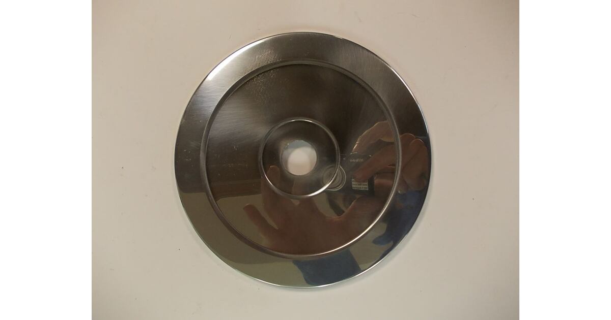 Polished Wheel Hub Cap JAWA Panelka Smooth