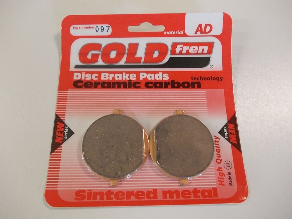 Brake Pads Jawa 350/639, 640, Czech-made, Goldfren