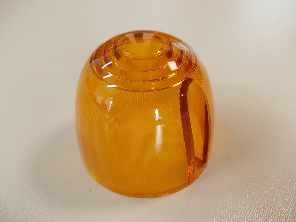 Turn Signal Lens Jawa 350/634, Round - Old Version