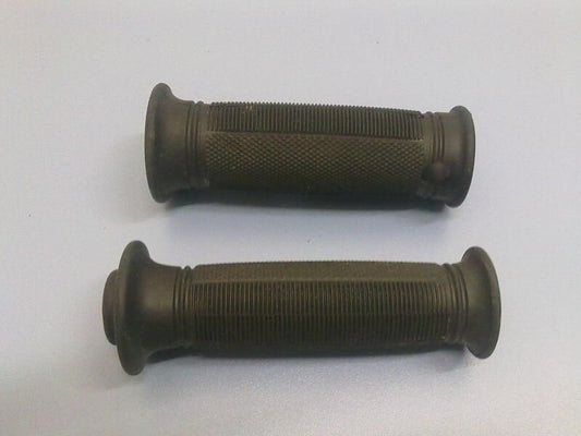 Handlebar grips, barrel style, black, pair, Jawa ČZ
