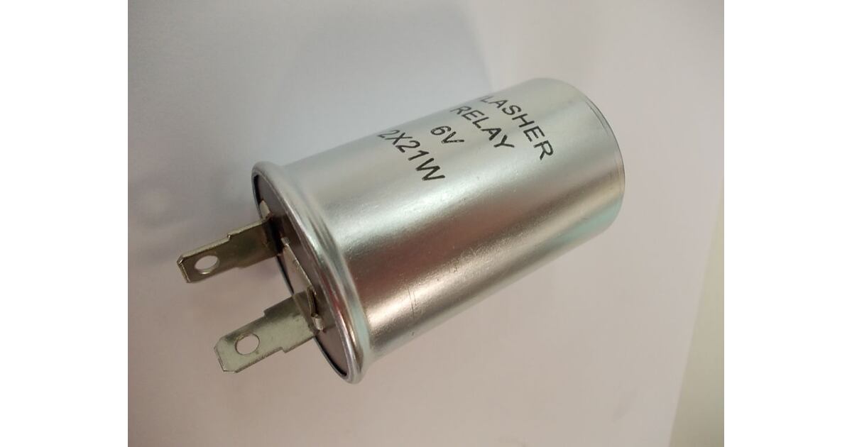 Turn Signal Flasher Relay 6V 2x21W