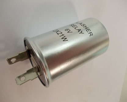 Turn Signal Flasher Relay 6V 2x21W