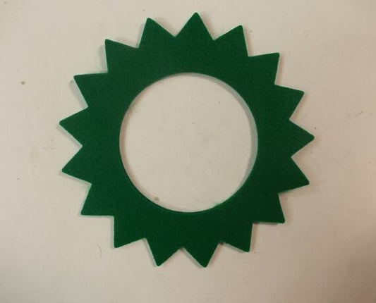 Green Tank Felt Seal Star Shape