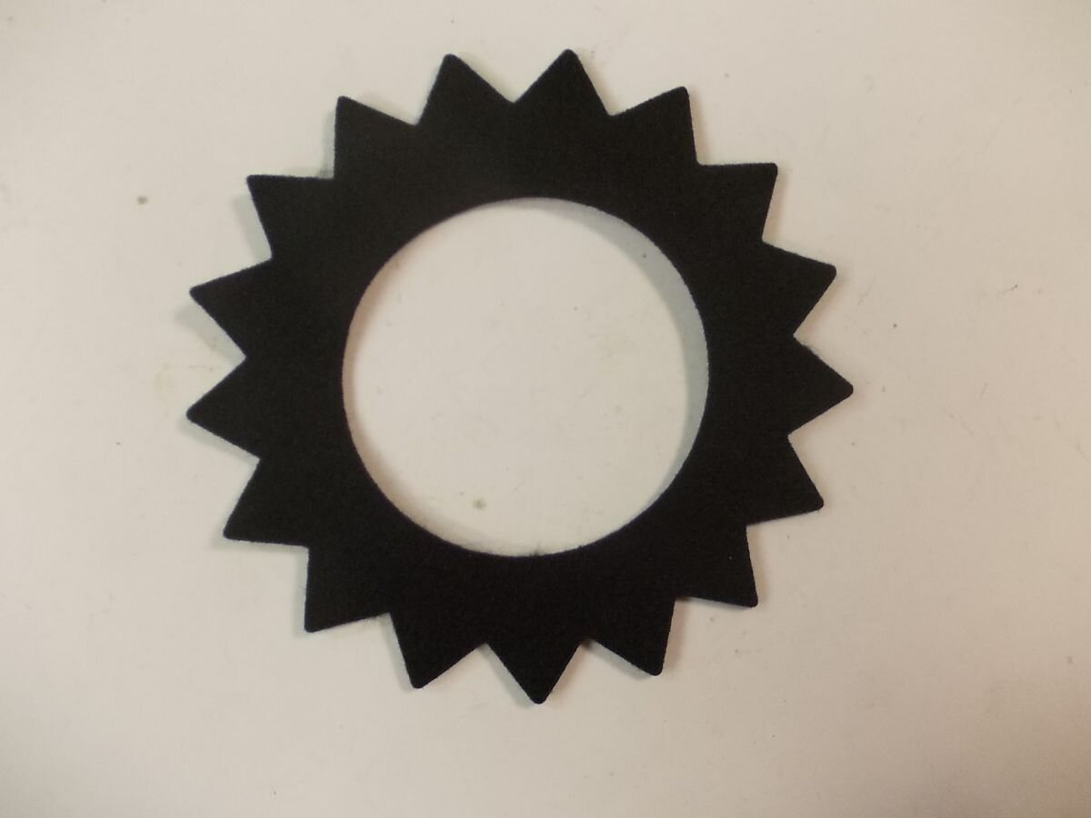 Black Tank Felt Seal Star Shape