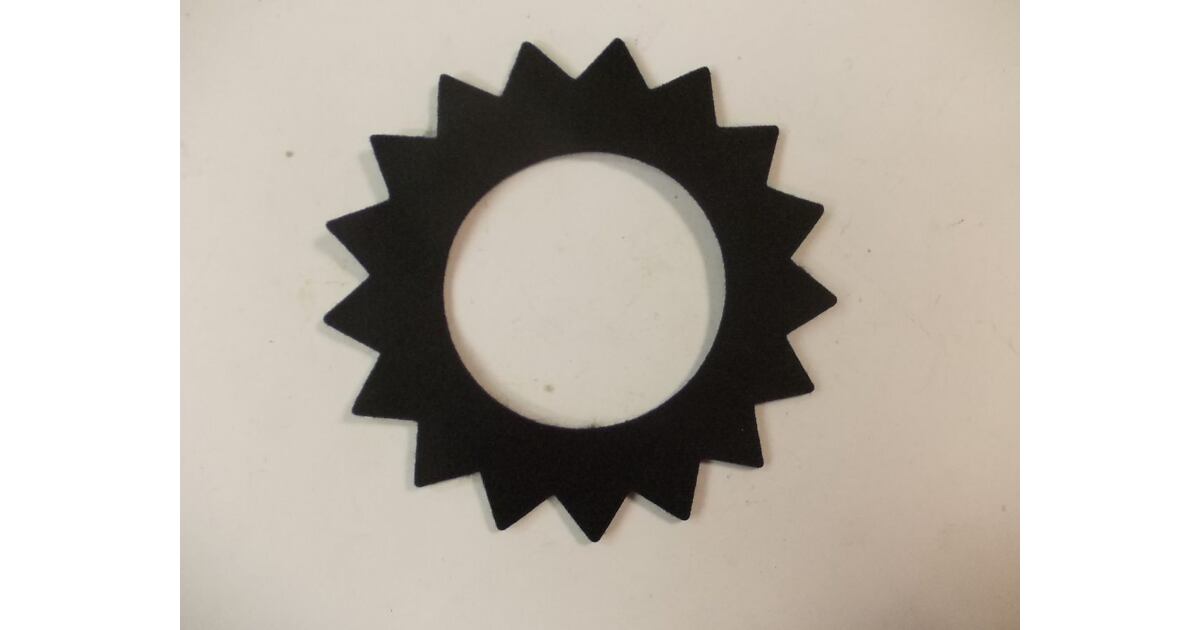 Black Tank Felt Seal Star Shape