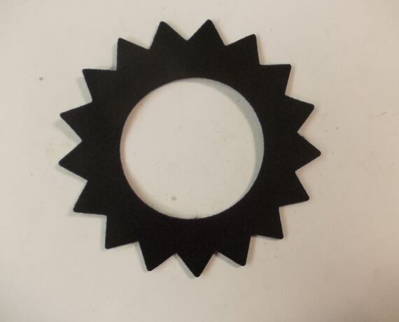 Black Tank Felt Seal Star Shape