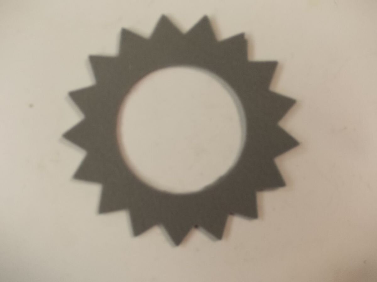 Grey Tank Felt Seal Star Shape
