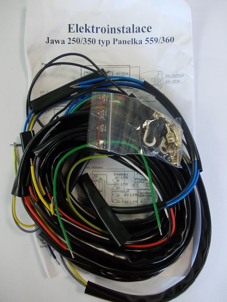 Wiring Harness JAWA 250/350 Panelka 559/360