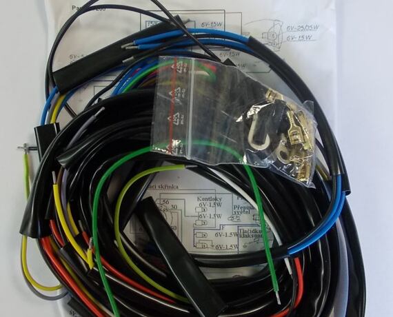 Wiring Harness Jawa Panelka 559/360 Toolbox Regulator