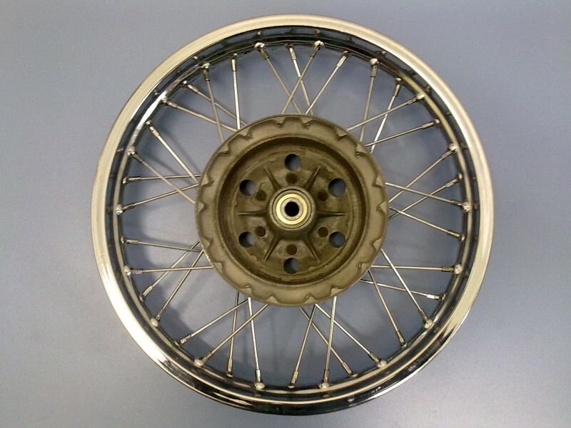 Rebuilt Front Wheel Jawa 250/350 Chrome Spokes
