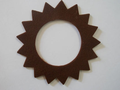 Brown Tank Felt Seal Star Shape