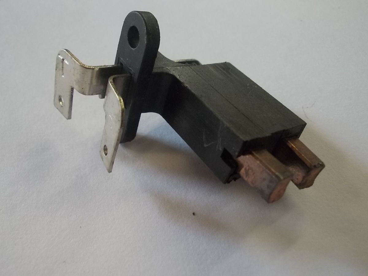 Alternator brush holder, complete