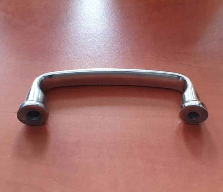 Seat handle - ČZ 501, 502 Scooter - rear - polished