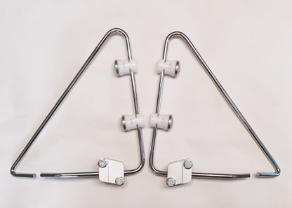 Windshield mounting brackets - ČZ 502 De Luxe Scooter - newer type, panel handlebars